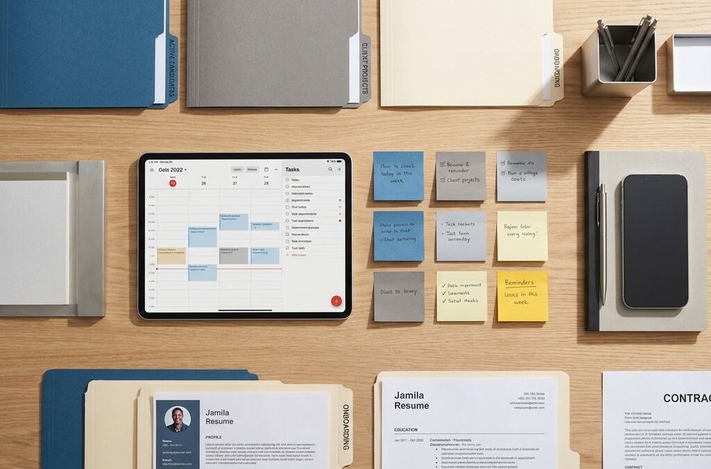 Welche Tipps helfen bei der Organisation in der Zeitarbeit?